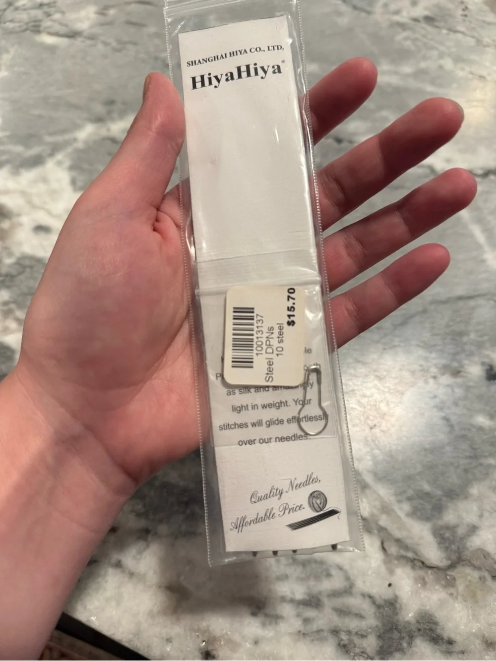 HiyaHiya Steel DPN 10 Steel Knitting Needles